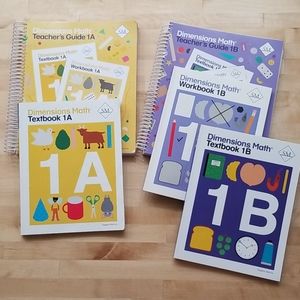 Dimensions Math 1A/1B Homeschool Singapore Math